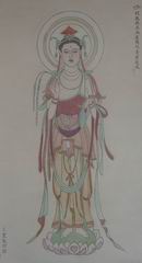 25、王霞：仿敦煌莫高窟隋代菩萨造像60X99.JPG