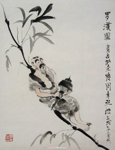 周 年：“罗汉图”46X34.JPG