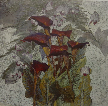 “黄山奇葩”2005年46X49CM.JPG