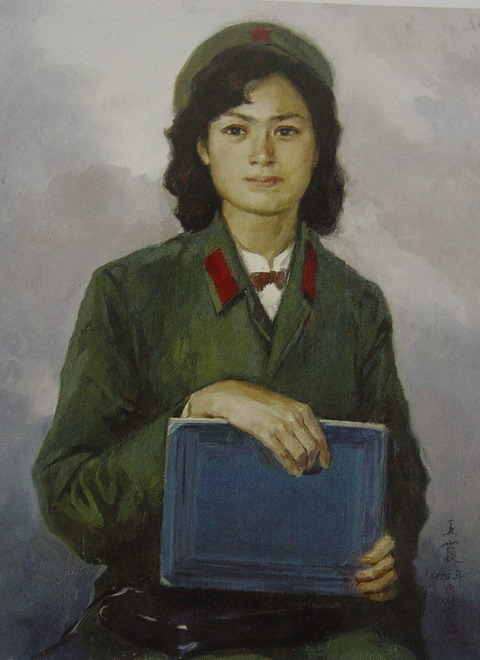 “文工团员辛莉莎”1975年100X74CM.JPG