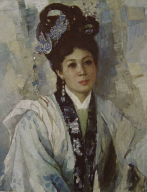 “锡剧演员”1987年79X63CM.JPG