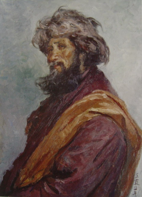 “走江湖的人”1984年70X50CM.JPG