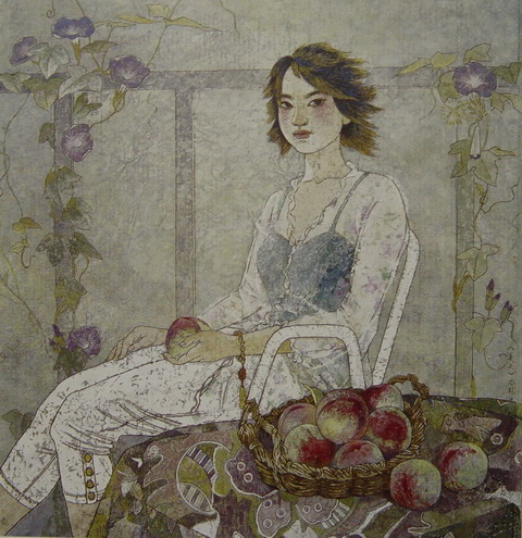 “夏天”2004年76X76CM.JPG