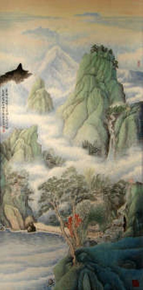东风何时止 已绿湖上山 65X135.jpg