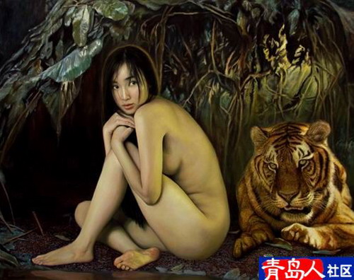 《东方神女山鬼系列》之雨后.jpg