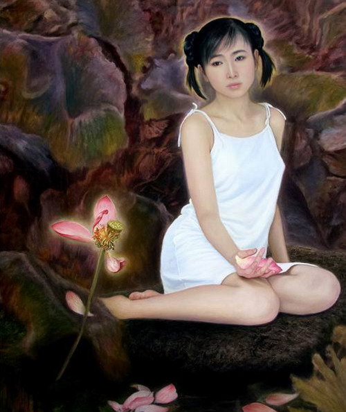 《东方神女山鬼系列》之莲荷. .jpg