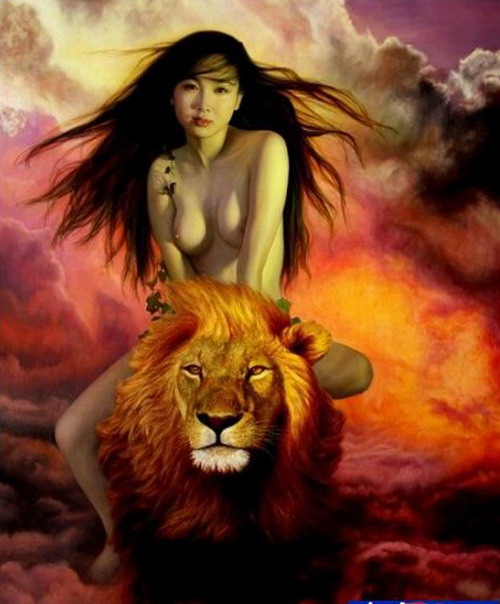 《东方神女山鬼系列》之红云.jpg