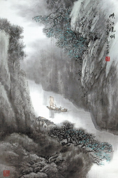 　郭荣 峡江晚烟.jpg