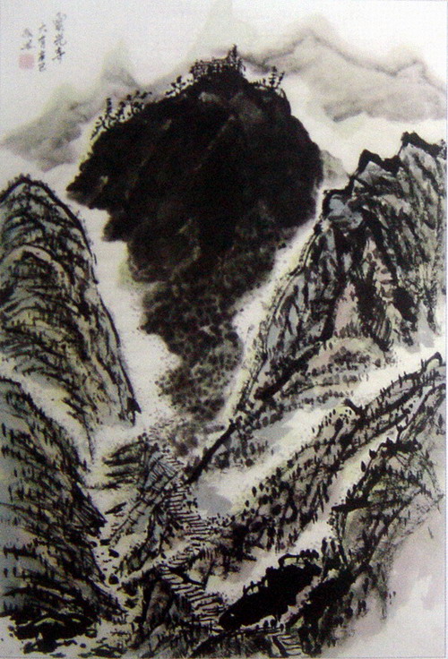 刘大有：“云光寺”70X60CM.JPG