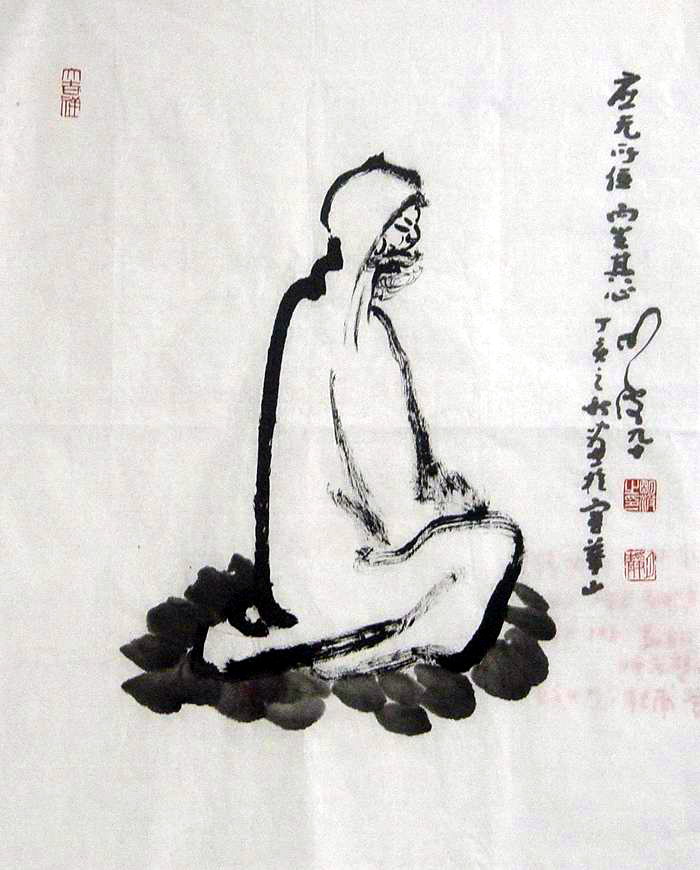 明波：达摩 58X68.JPG