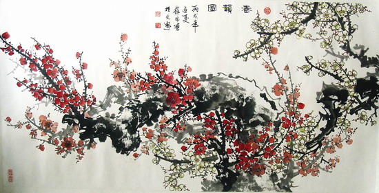 赵诚：春韵图 68X136.JPG