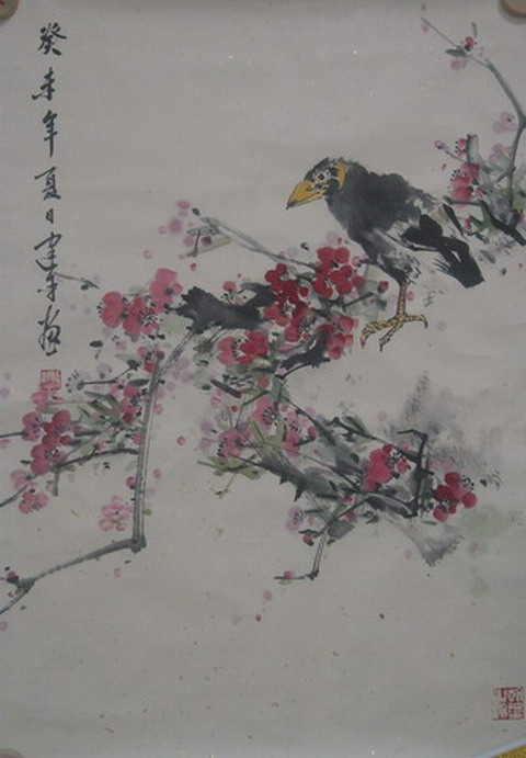 董建平：花鸟-1，70X49.JPG