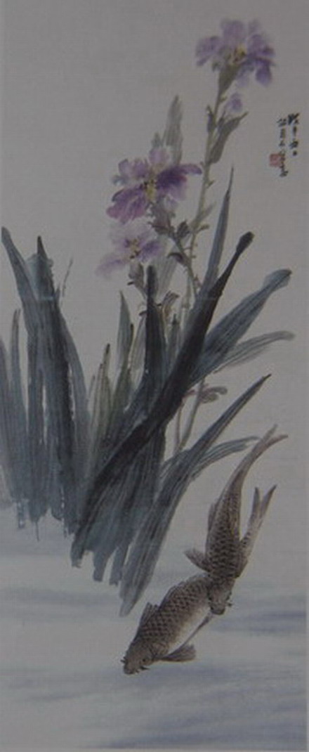 胡国仁：花卉84X34.JPG