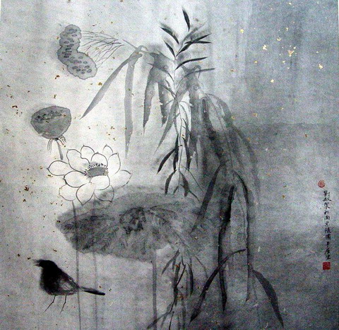 刘赦：花鸟 68X68CM.JPG