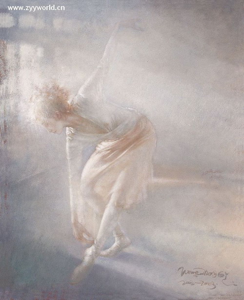 没有风的日子　尺寸92x73cm　质地布面 油画.jpg