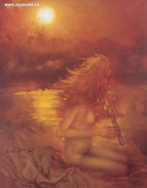 美丽传说　尺寸91×72cm　质地油画.jpg