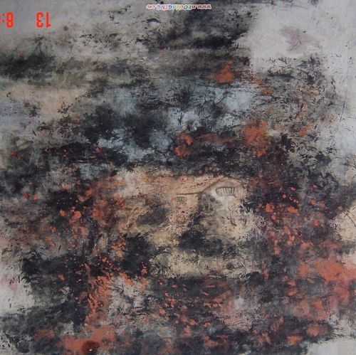张志勇：水墨《秋天的印象》2003年3月 65X65CM.JPG