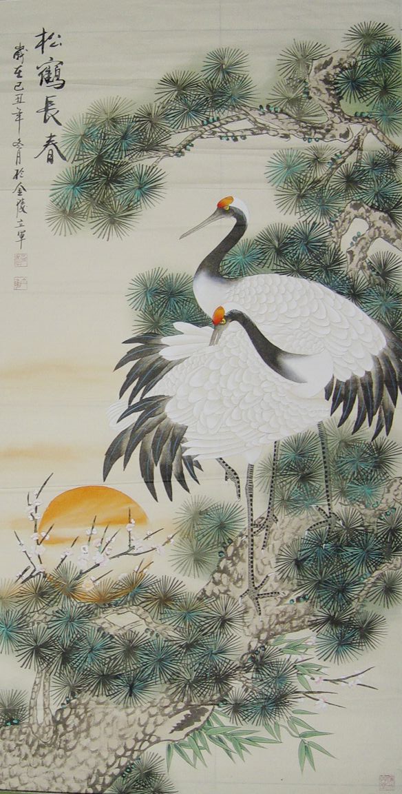 松鹤长寿136X68CM.JPG