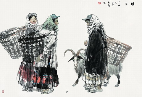 刘大为 墟日 124×150cm　2009年.jpg