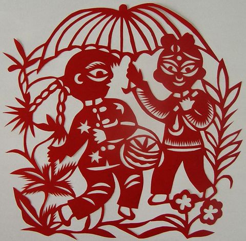 白格生生脸脸太阳晒，扎花花手手挖苦菜。.JPG