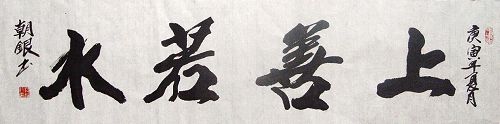 孙朝银：“上善若水”34X136CM.JPG