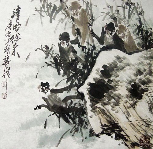 徐培晨：“清风徐来”68X68CM.JPG