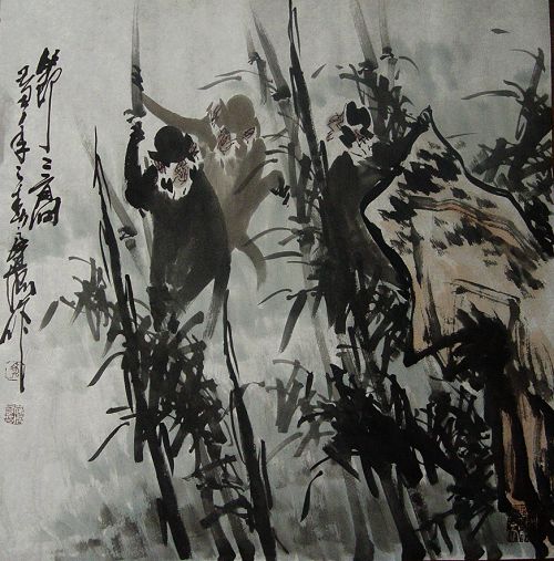 徐培晨：“节节高”（80）68X68CM.JPG