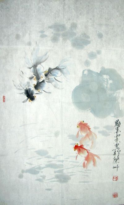 李西京：“金鱼”96X58CM.JPG