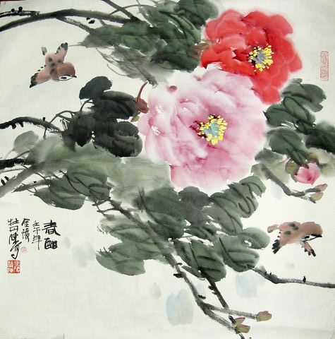 陈培光：“春酣”68X68CM.JPG