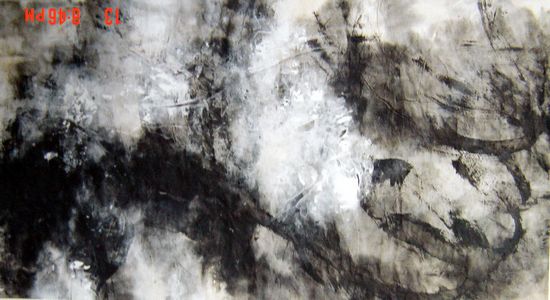 张志勇：水墨《》2001年3月 67X135CM.JPG
