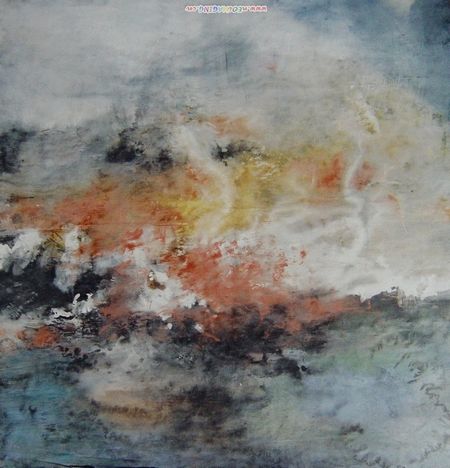 张志勇：水墨《原野》2001年4月 95X95CM.JPG