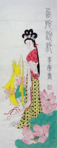 全忠军：“西施浣纱”86X32CM.JPG