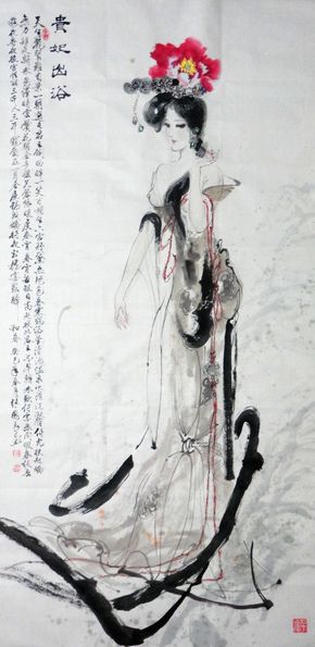 张国长：“贵妃出浴”70X140CM.JPG