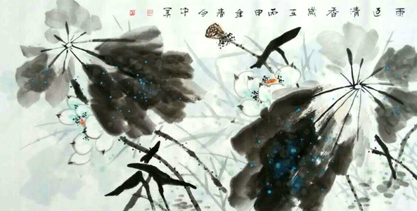 谢中美：“雨过清香”136X68CM.jpg