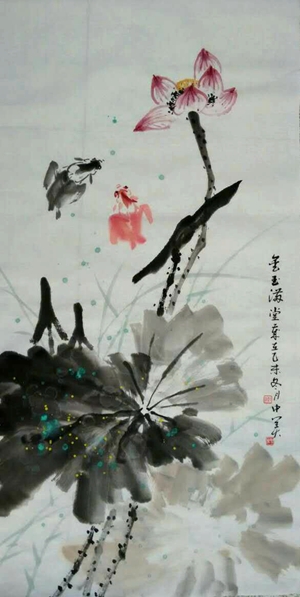 谢中美：“金玉满堂3”136X68CM.jpg